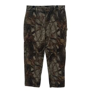 Carhartt B188 CMO Realtree Xtra Camo Dungaree Fit Pants Mens 38x34 Cotton